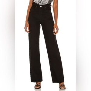 Dr. Denim Jeans Womens Size 27 Small Echo Black Straight Leg High Rise